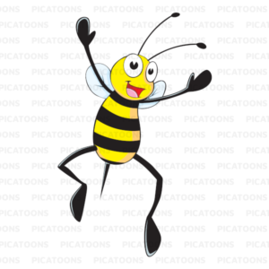 Bee Doing a Jumping Jack