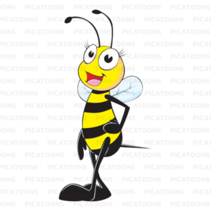 Bee Doing Model Pose